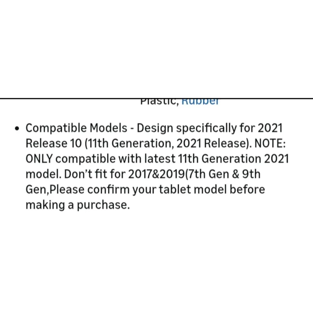 No brand tablet case